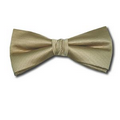Solid Faille Champagne Bowtie